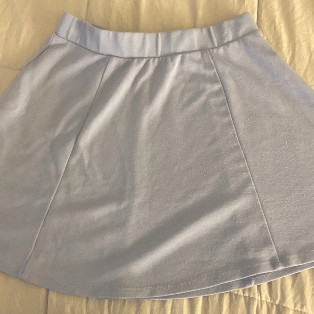 Forever 21 Blueish Purple Pleated Skirt